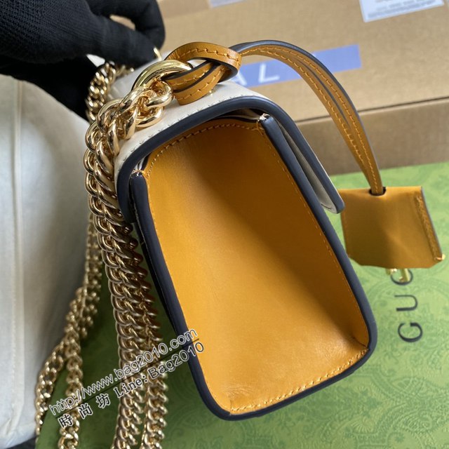 Gucci新款包包 古馳經典款女包 Gucci小號GG鑰匙鎖封口滑動鏈條包 409487  ydg3078